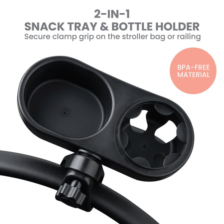 Stroller Snack Tray and Cup Holder