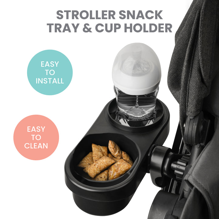 Stroller Snack Tray and Cup Holder