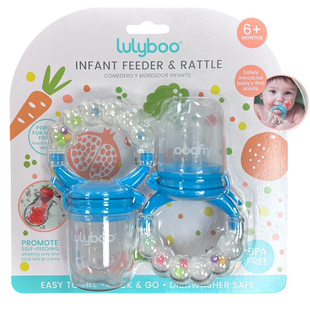 Self Feeder and Rattle- Set of 2