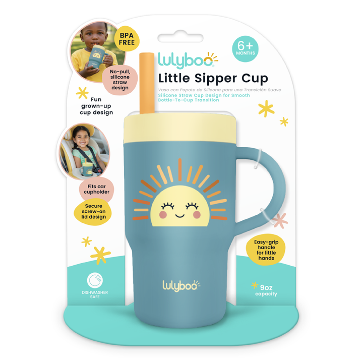Little Sipper Silicone Straw Training Cup with Handles