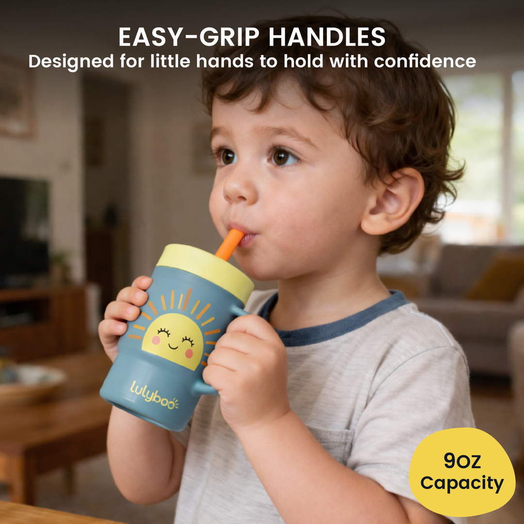 Little Sipper Silicone Straw Training Cup with Handles