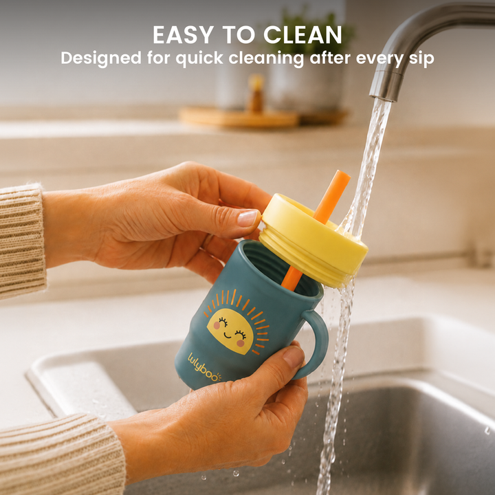 Little Sipper Silicone Straw Training Cup with Handles