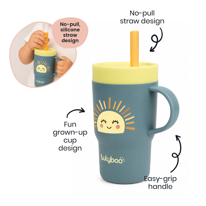 Little Sipper Silicone Straw Training Cup with Handles