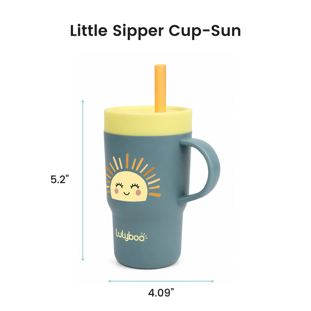 Little Sipper Silicone Straw Training Cup with Handles