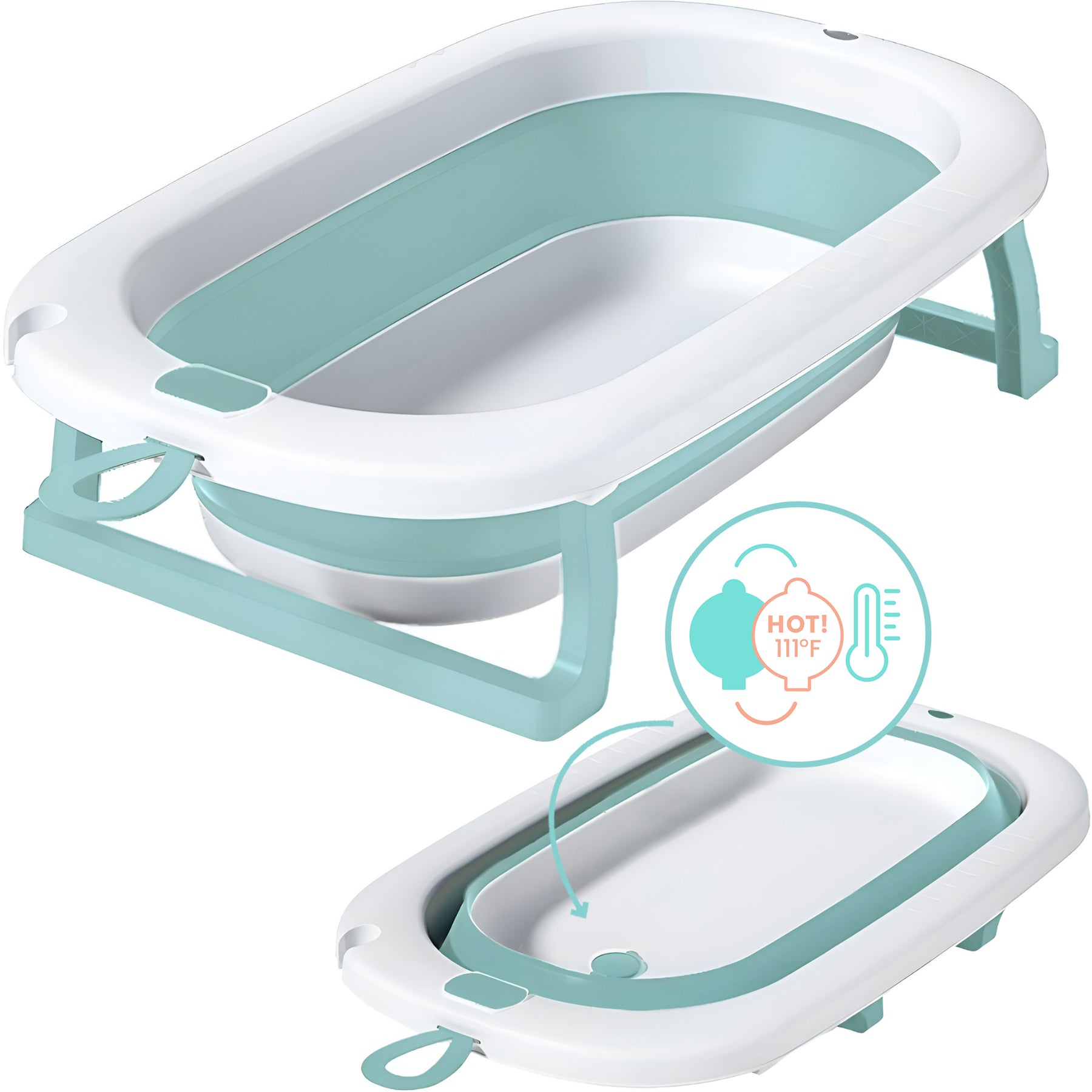 summer infant foldable bathtub Collapsible Baby Bathtub