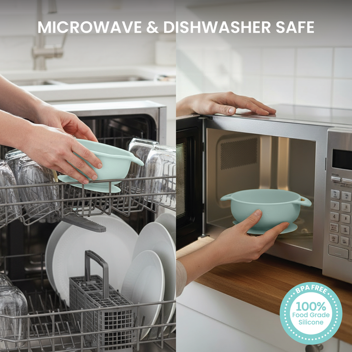 Lulyboo Suction Silicone Bowl with Spoon & Lid