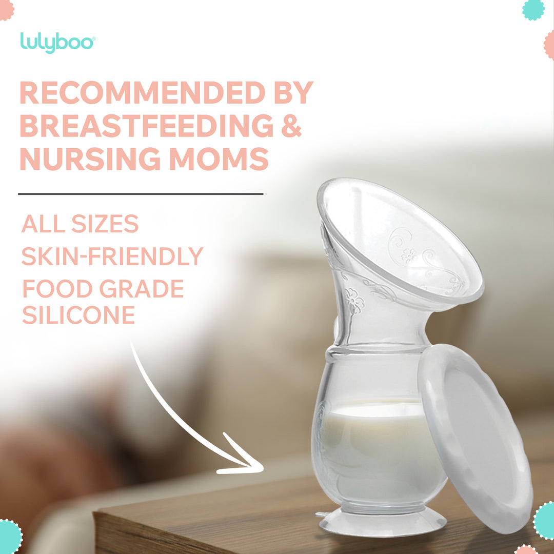 Silicone Breast Pump & Lid Set