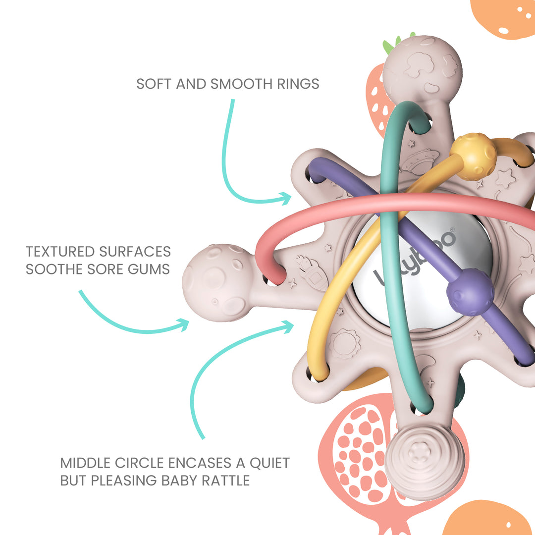 Silicone Sensory Toy Planet Teether