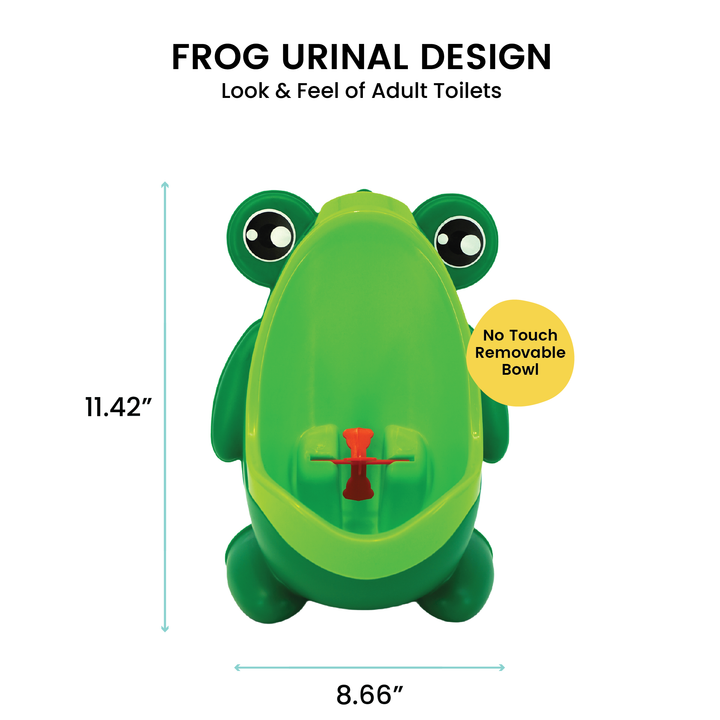 Frog Potty Training Urinal with Spinner Target