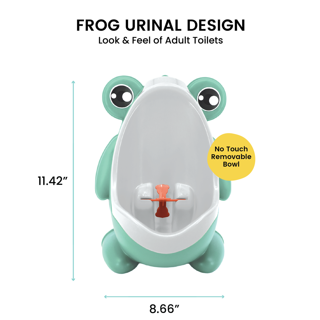 Frog Potty Training Urinal with Spinner Target