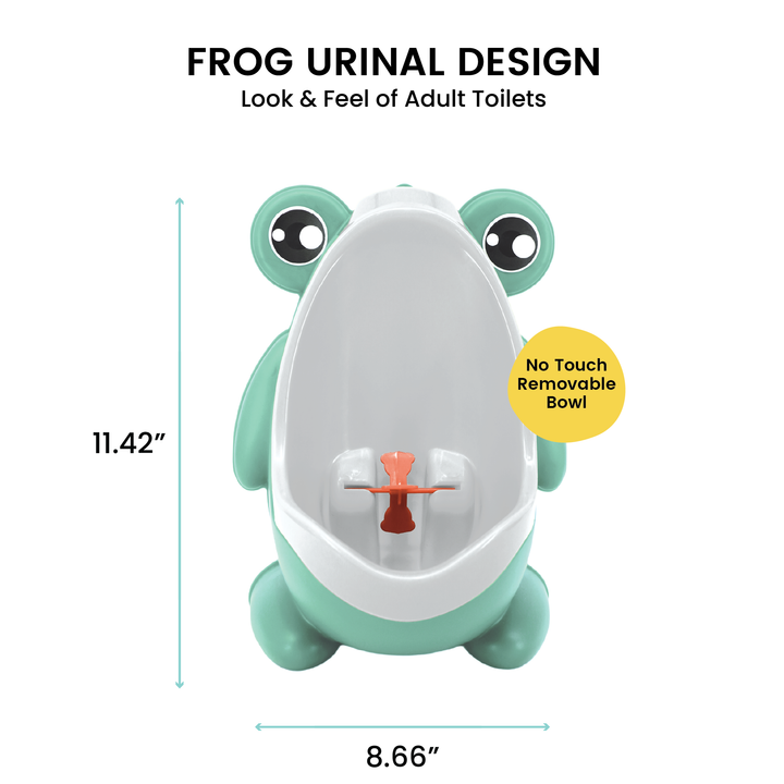 Frog Potty Training Urinal with Spinner Target