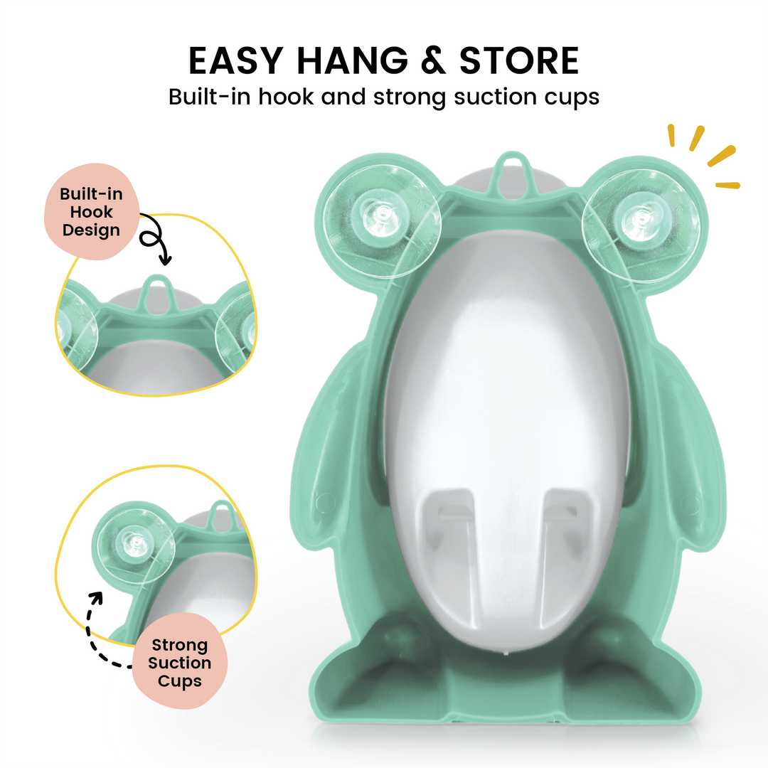Frog Potty Training Urinal with Spinner Target