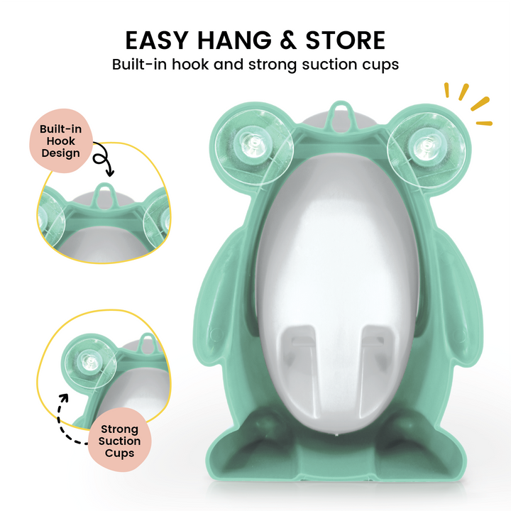 Frog Potty Training Urinal with Spinner Target