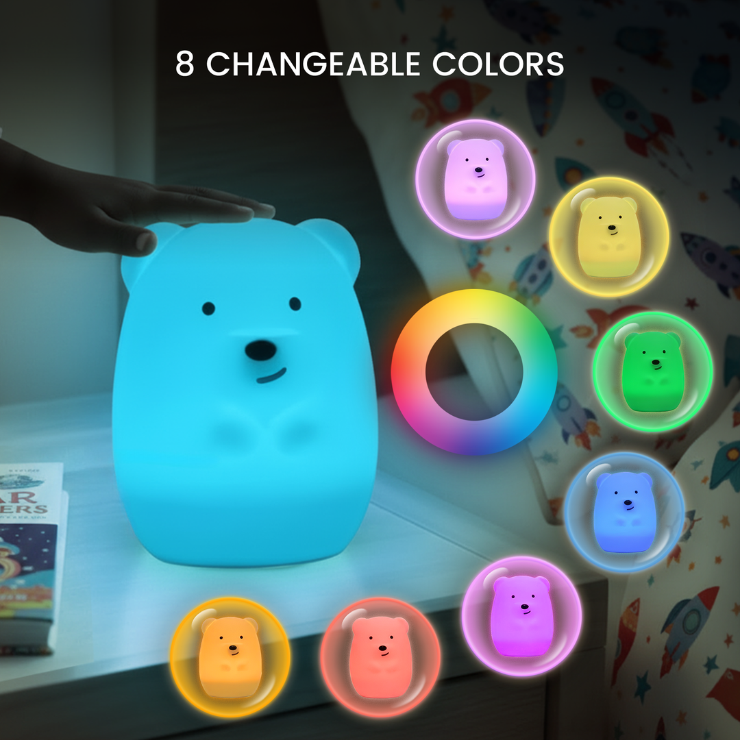 Lulyboo Snuggle Glow Night Light – Bear