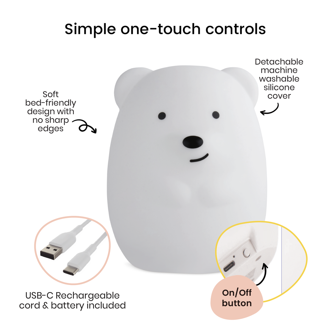 Lulyboo Snuggle Glow Night Light – Bear