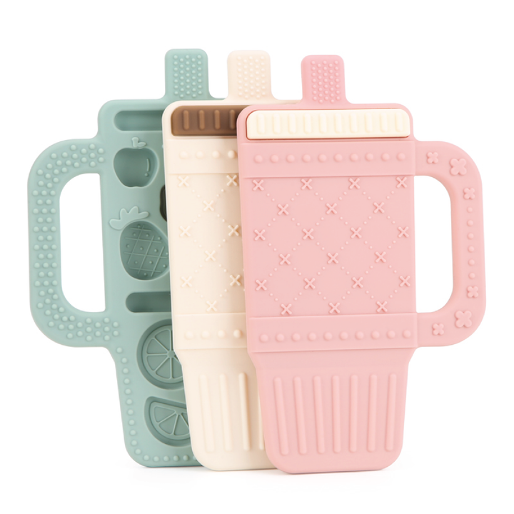 Sip & Soothe Silicone Teether 3-pack
