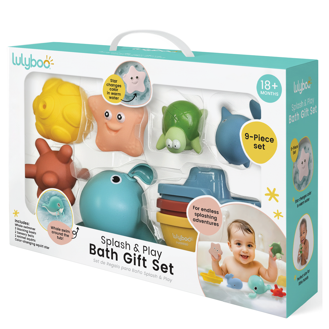 Splash & Play Bath Gift Set – 9-Piece Bath Toy Collection
