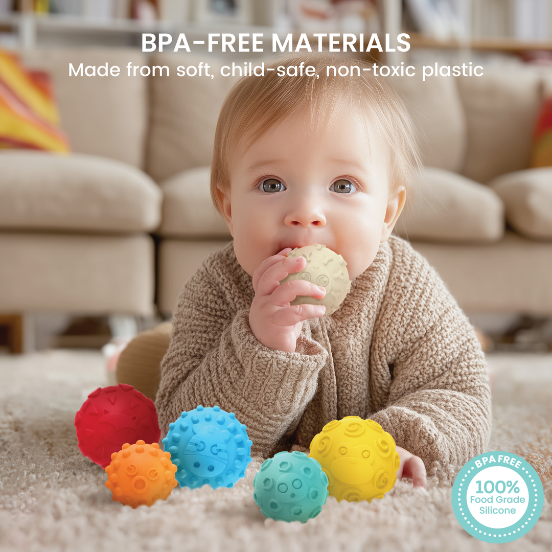 Sensory Texture Balls: 6-Piece Set
