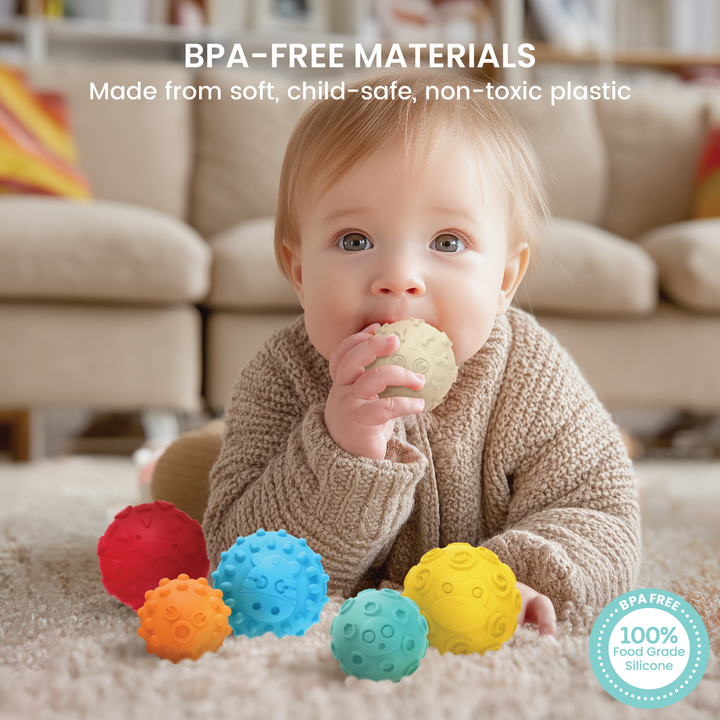 Sensory Texture Balls: 6-Piece Set