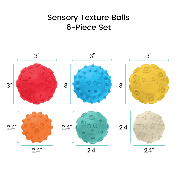 Sensory Texture Balls: 6-Piece Set