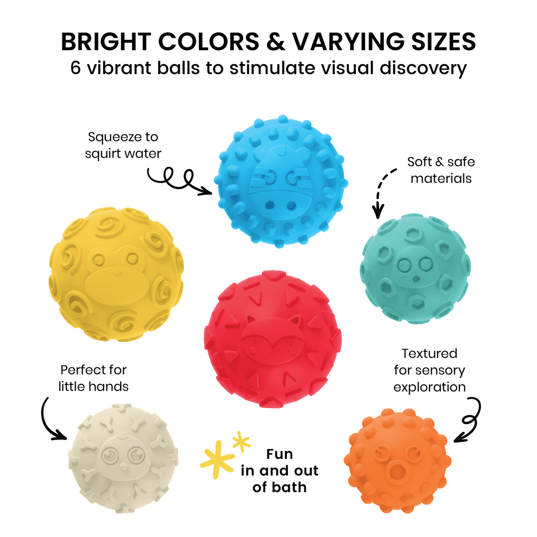 Sensory Texture Balls: 6-Piece Set