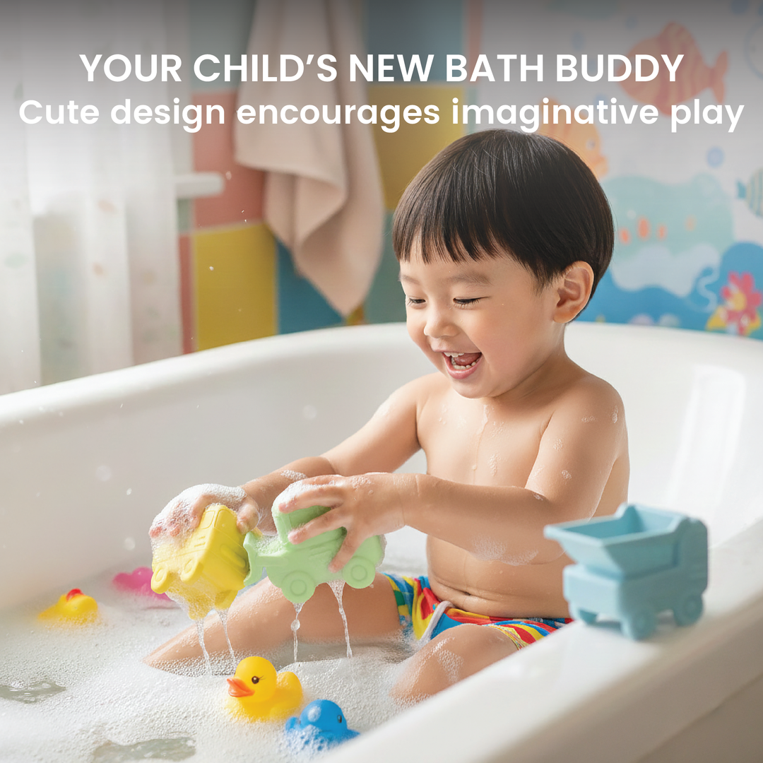 Bath Squirting Trucks – Set of 3