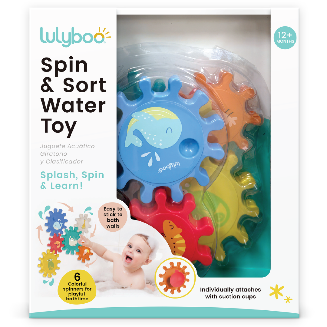 Lulyboo Spin & Sort Bath Toy