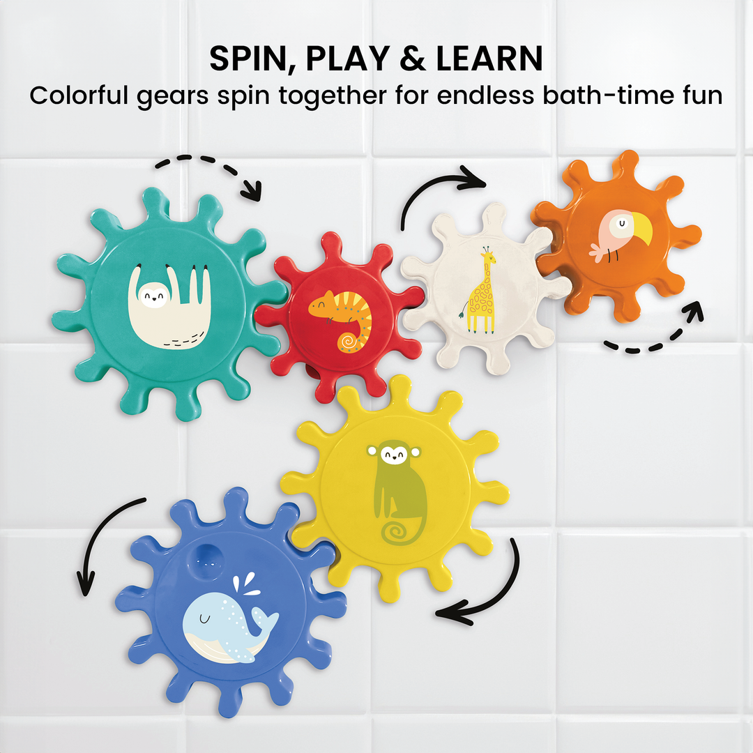 Lulyboo Spin & Sort Bath Toy