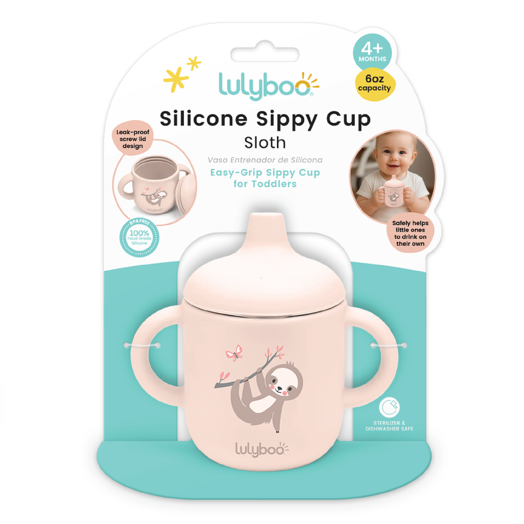 Easy-Grip Silicone Sippy Cup for Toddlers