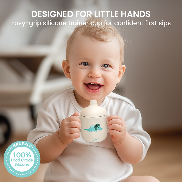 Easy-Grip Silicone Sippy Cup for Toddlers