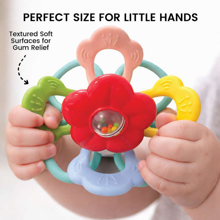 Flower Rattle Teether