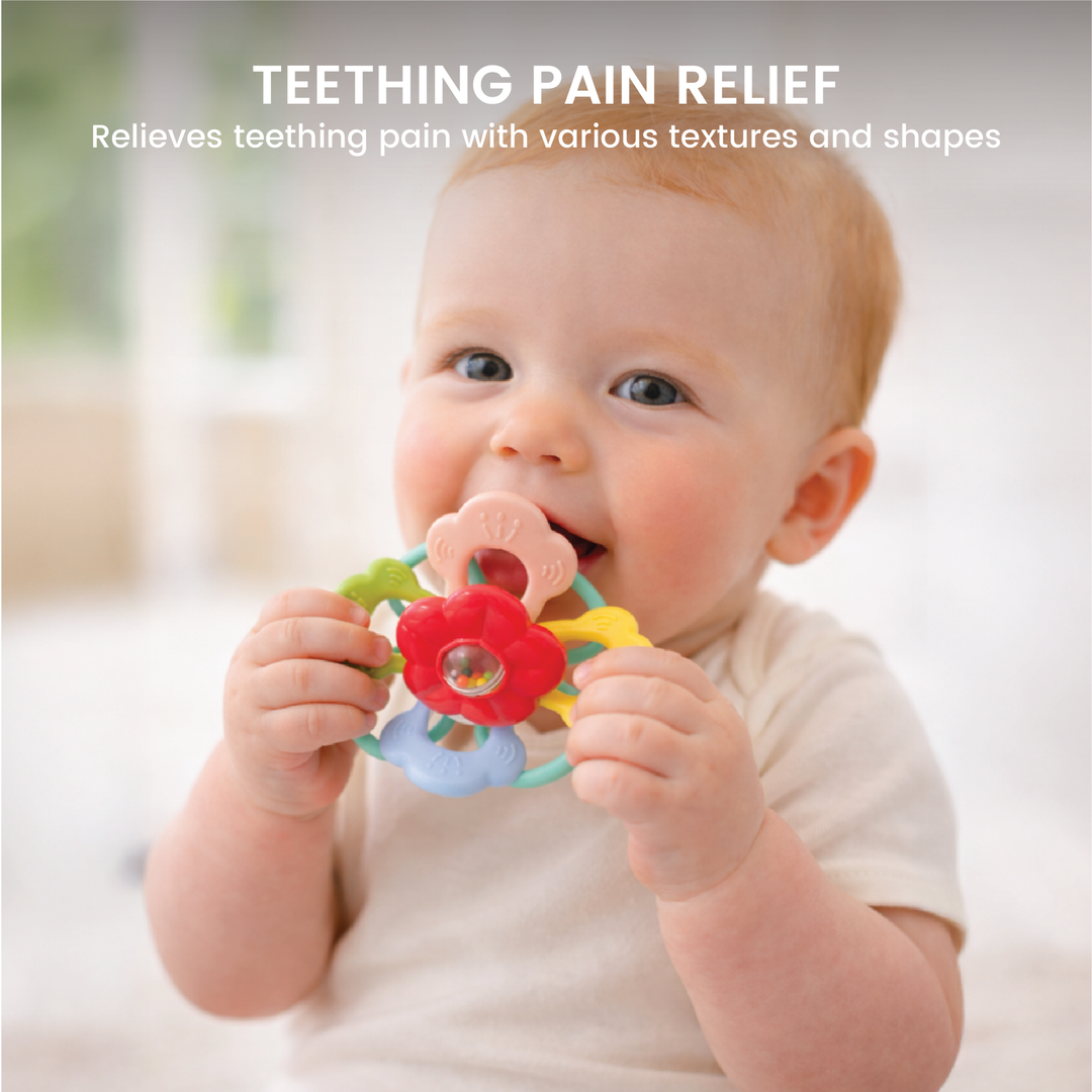 Flower Rattle Teether