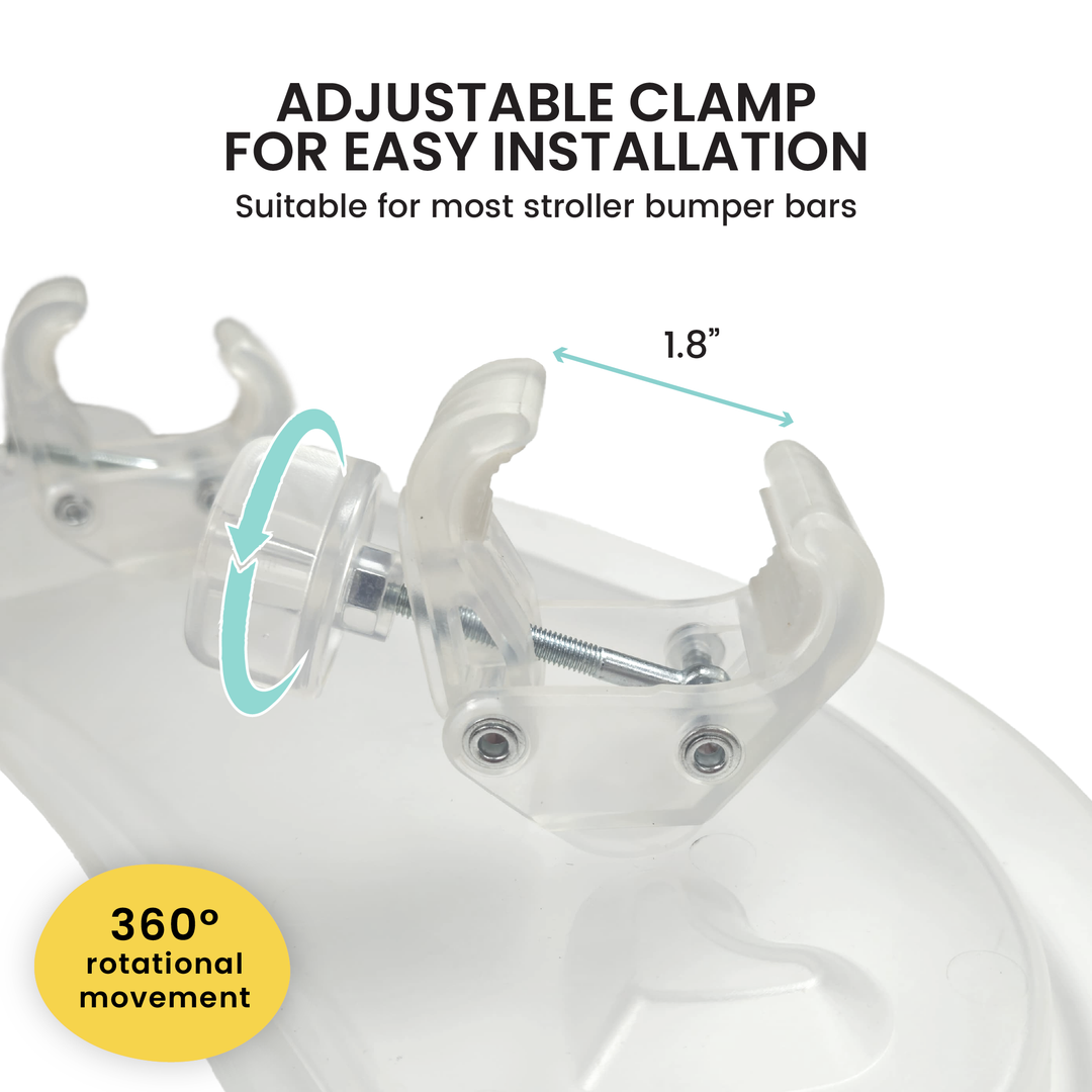 3-in-1 Travel Snack Tray for Strollers