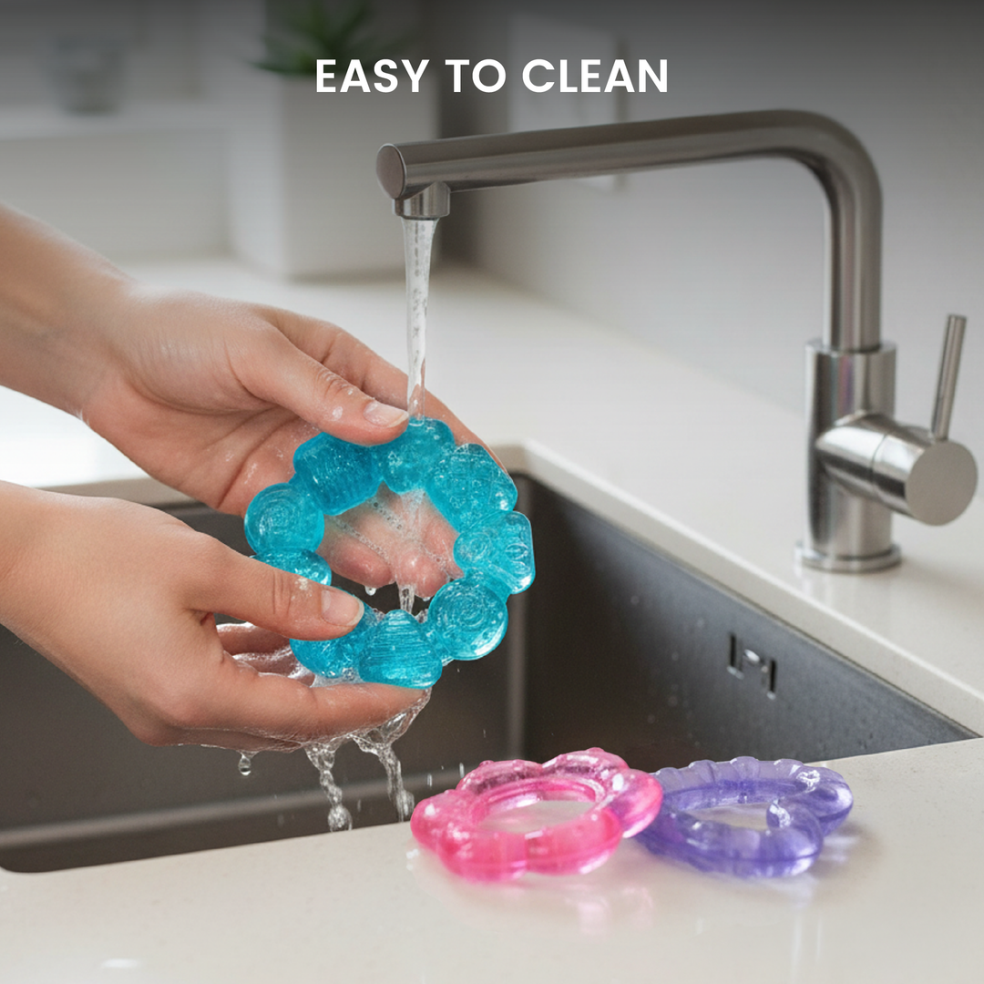 Lulyboo Water Teether Shapes