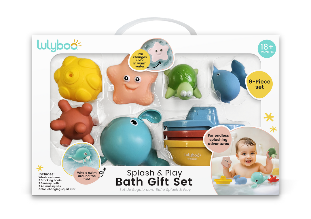 Splash & Play Bath Gift Set – 9-Piece Baby Bath Toy Collection