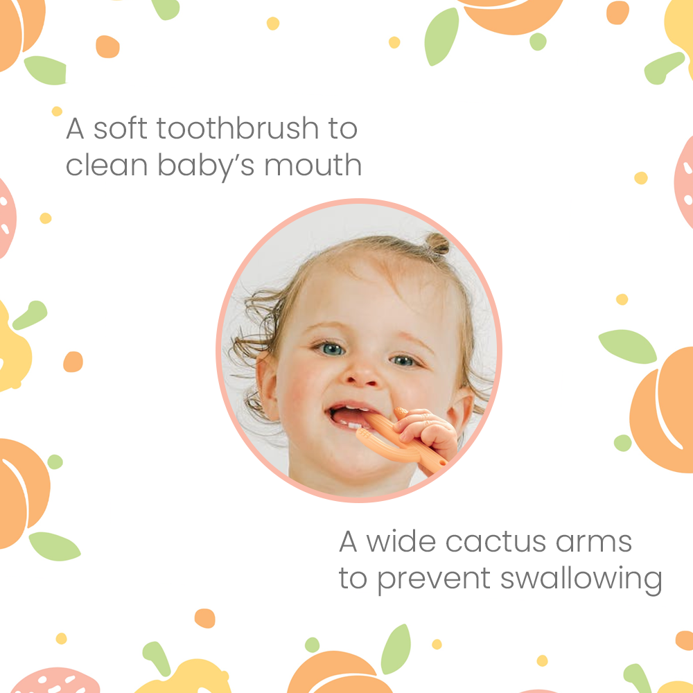 Infant Silicone Training Toothbrush Teether