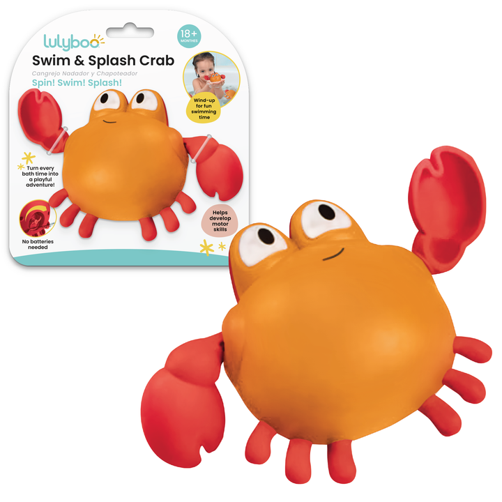 Lulyboo Splash & Swim Bath Toy – Crab