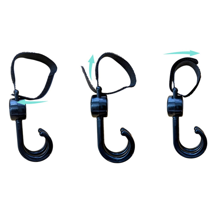 Stroller hooks set