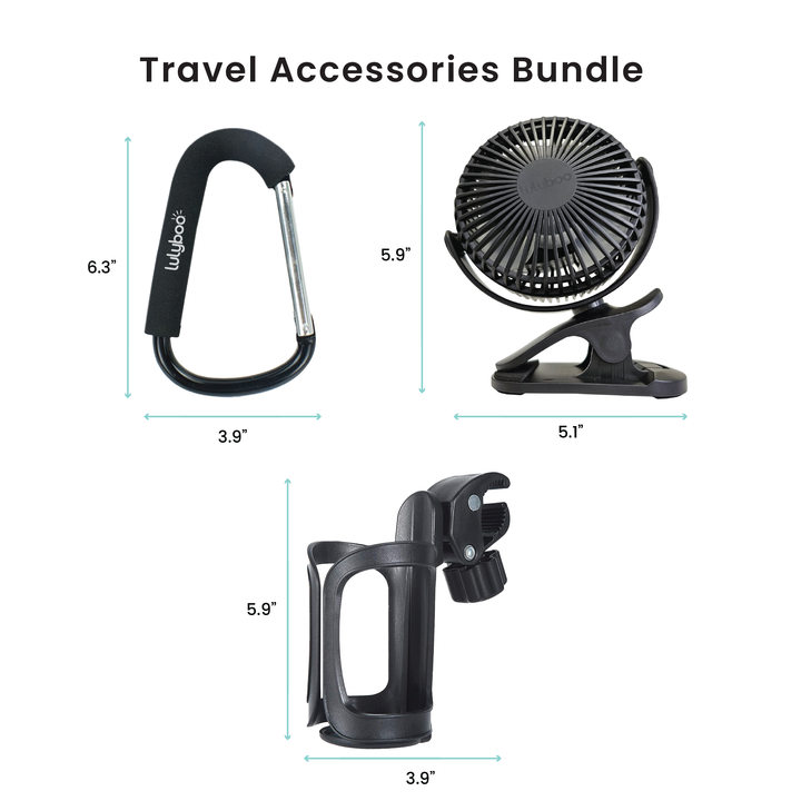 On-the-Go Stroller Travel Accessories Bundle