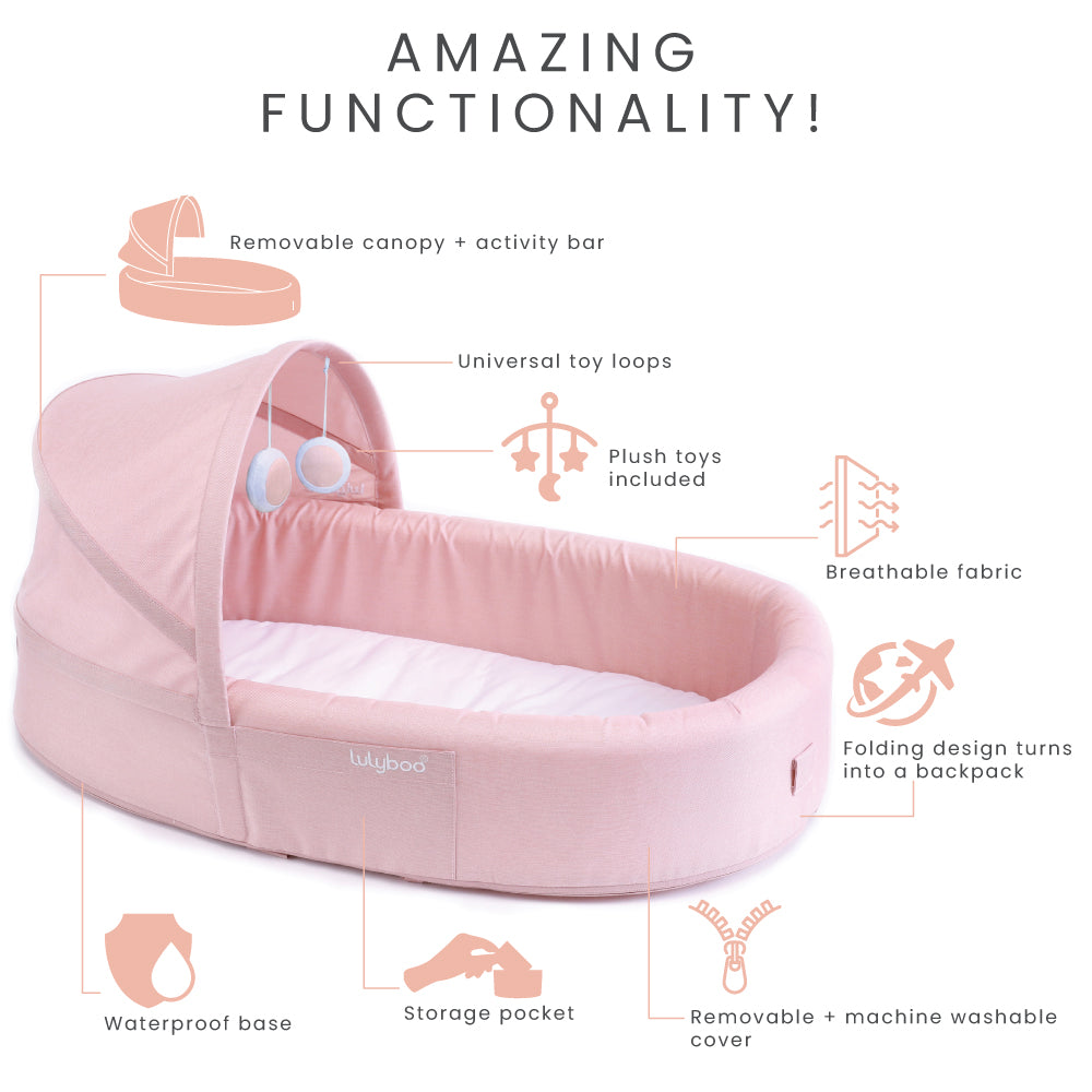 Lulyboo bassinet to go classic best sale