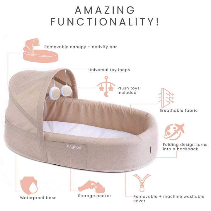 Indoor / Outdoor Cuddle & Play Lounge - Oat