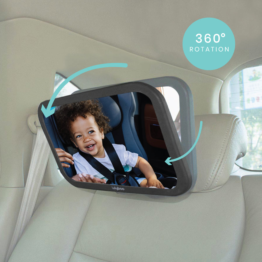 360° rotation Large backseat baby car mirror