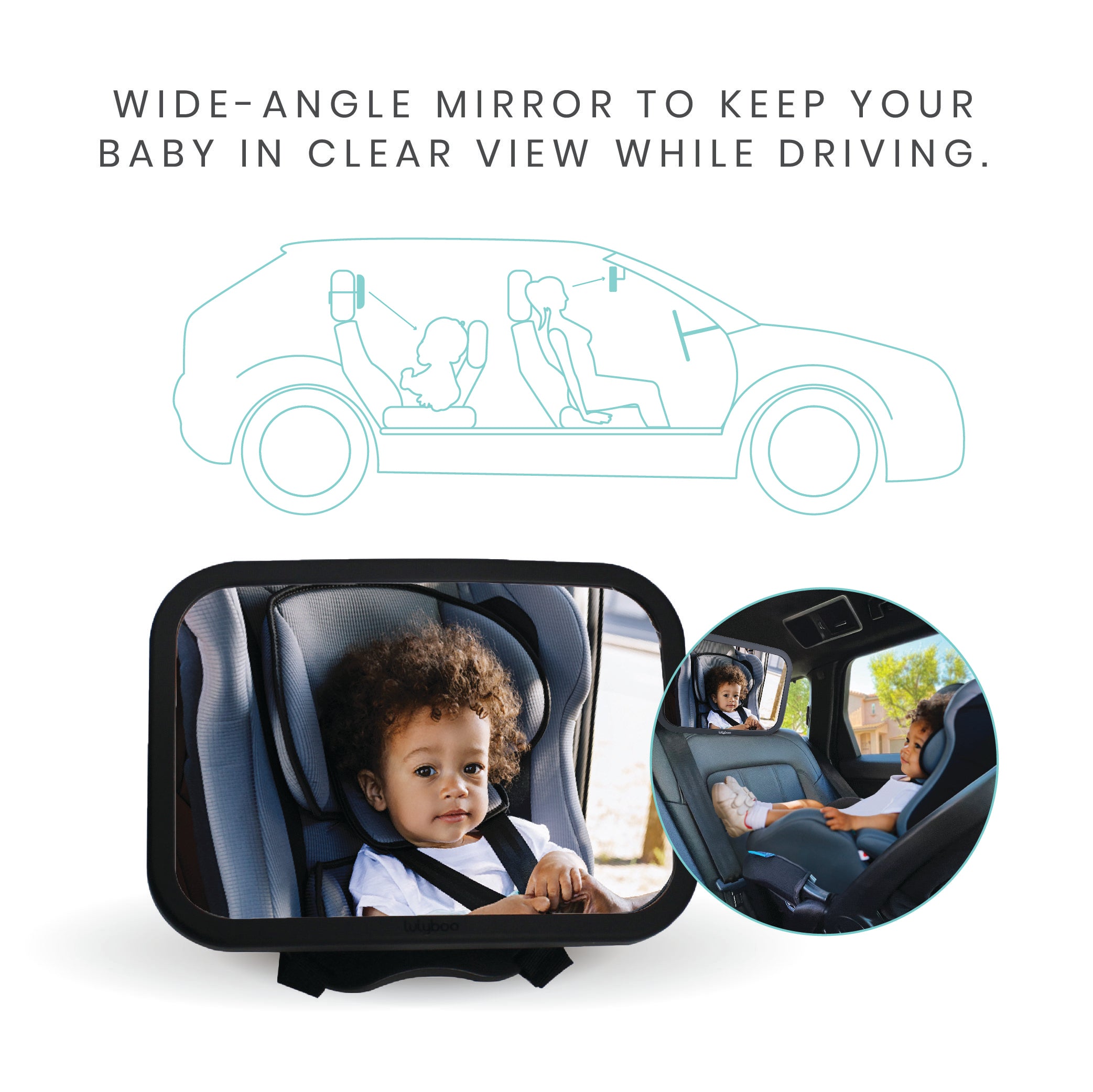 Mirror to see baby while driving best sale