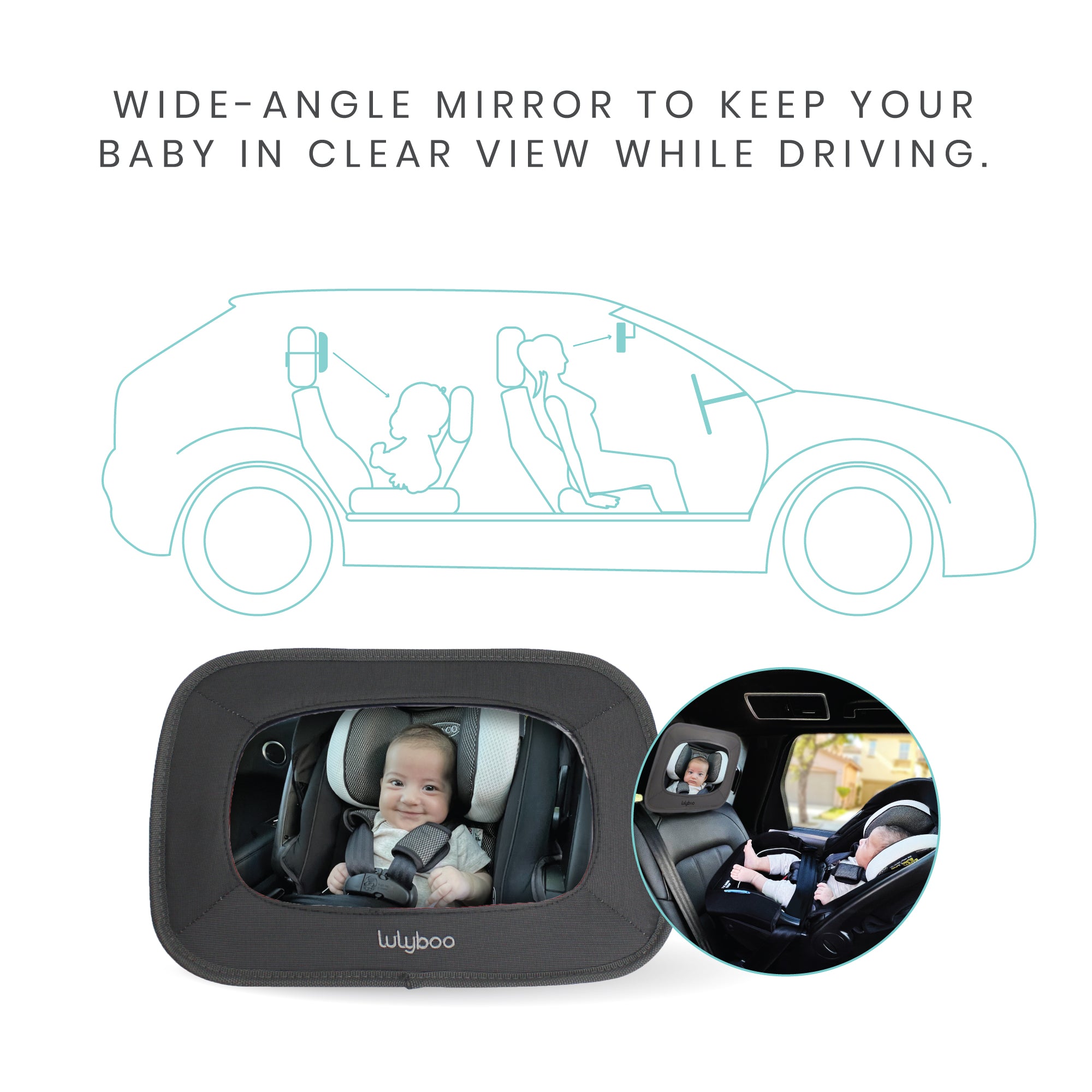 Mirror to see baby while driving best sale