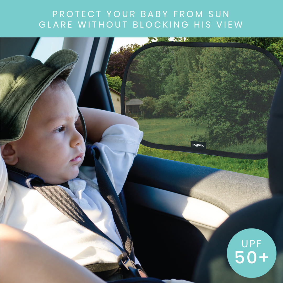 Car Window cling sun shades set