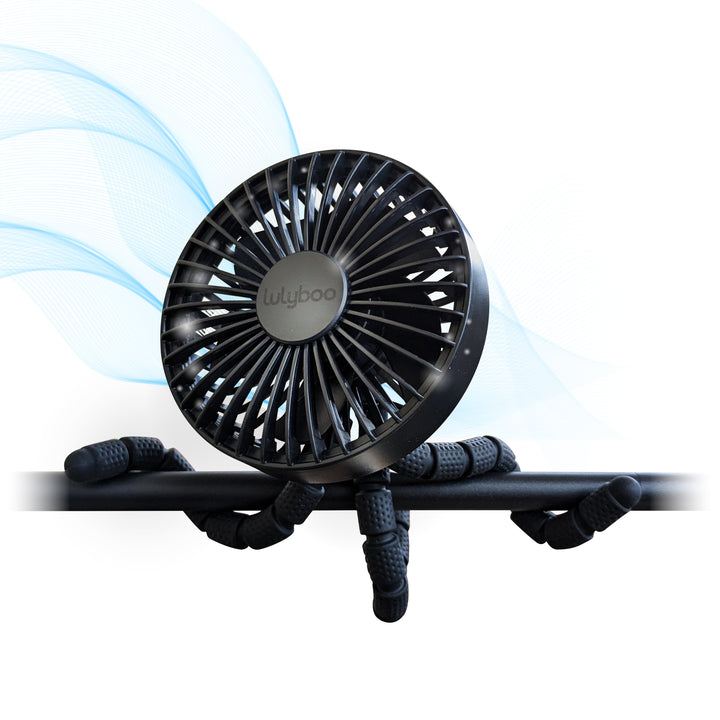 Flexible Tripod & rechargeable stroller fan