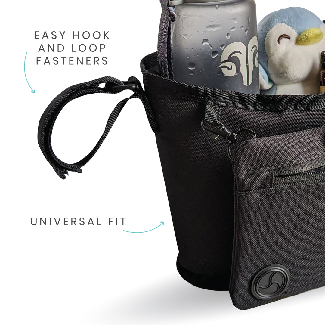 Stroller Organizer with Clip On Removable Wallet