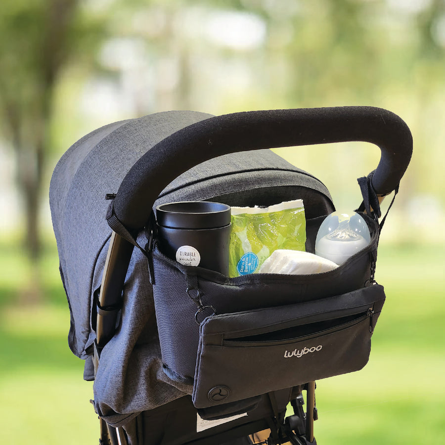 Stroller Organizer with Clip On Removable Wallet