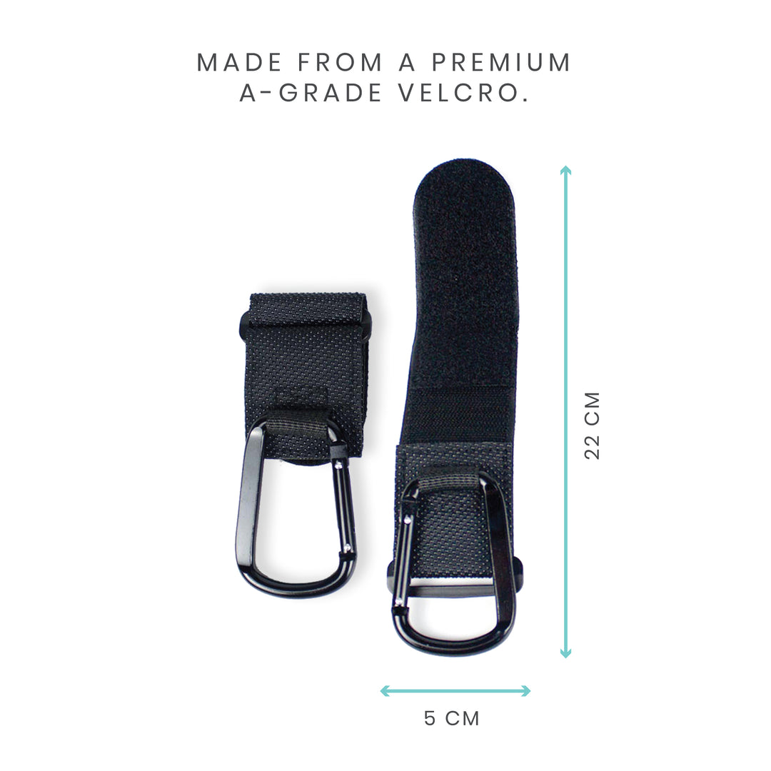 Stroller hooks clips set